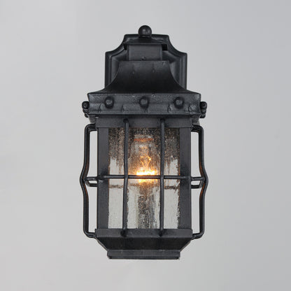 Maxim Nantucket 1-Light Outdoor Wall Lantern in Country Forge 30081CDCF