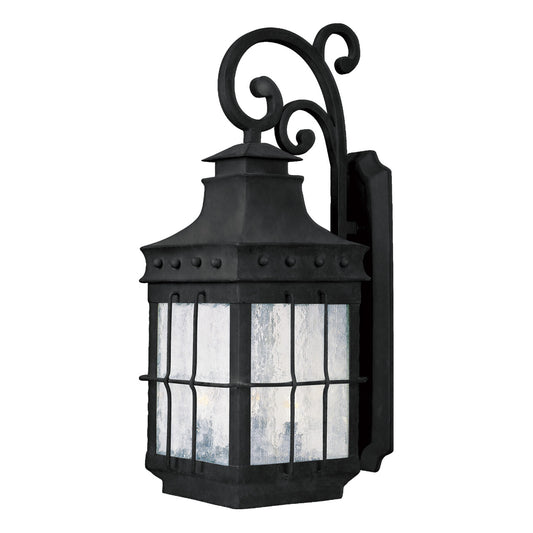 Maxim Nantucket 3-Light Outdoor Wall Lantern in Country Forge 30084CDCF