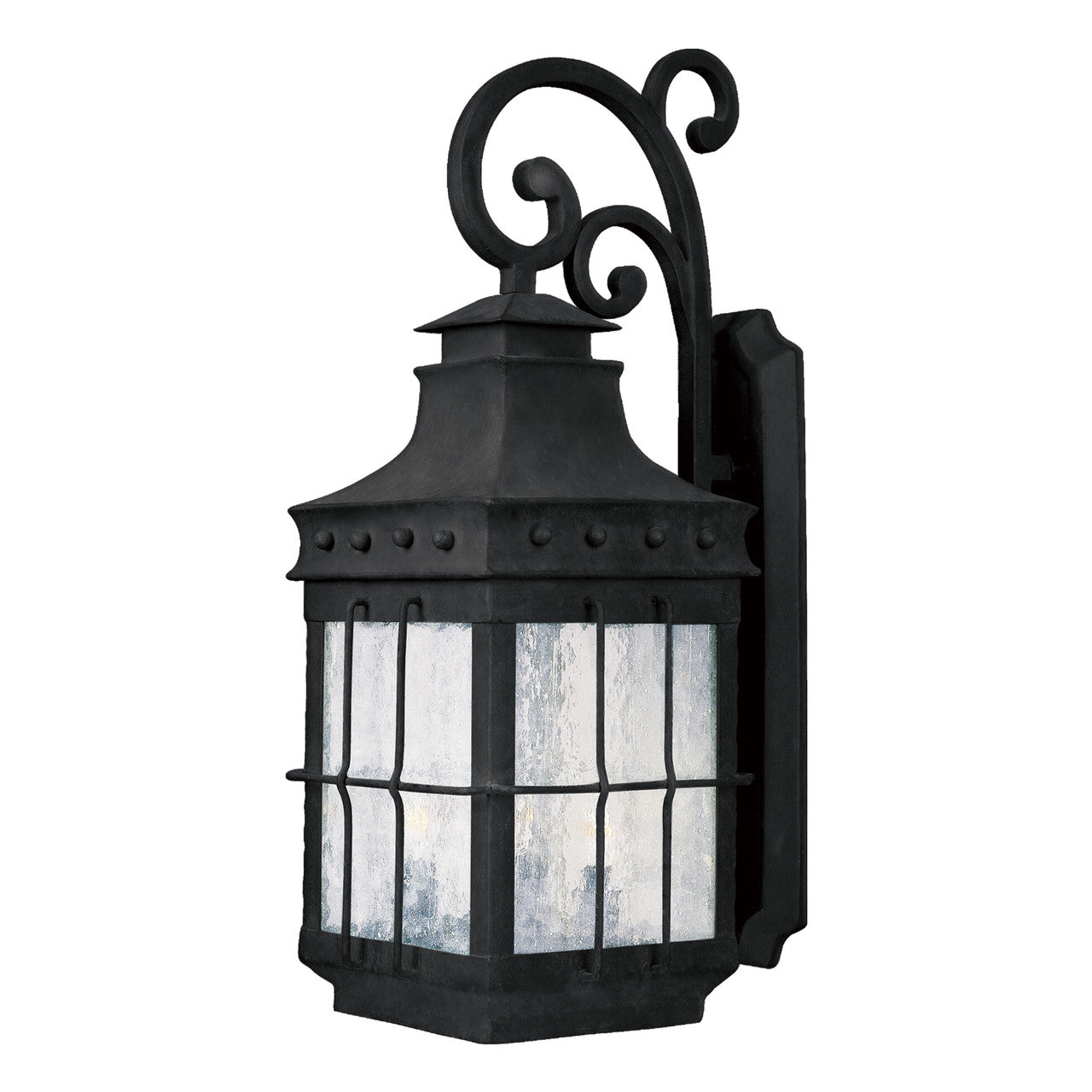 Maxim Nantucket 4-Light Outdoor Wall Lantern in Country Forge 30085CDCF