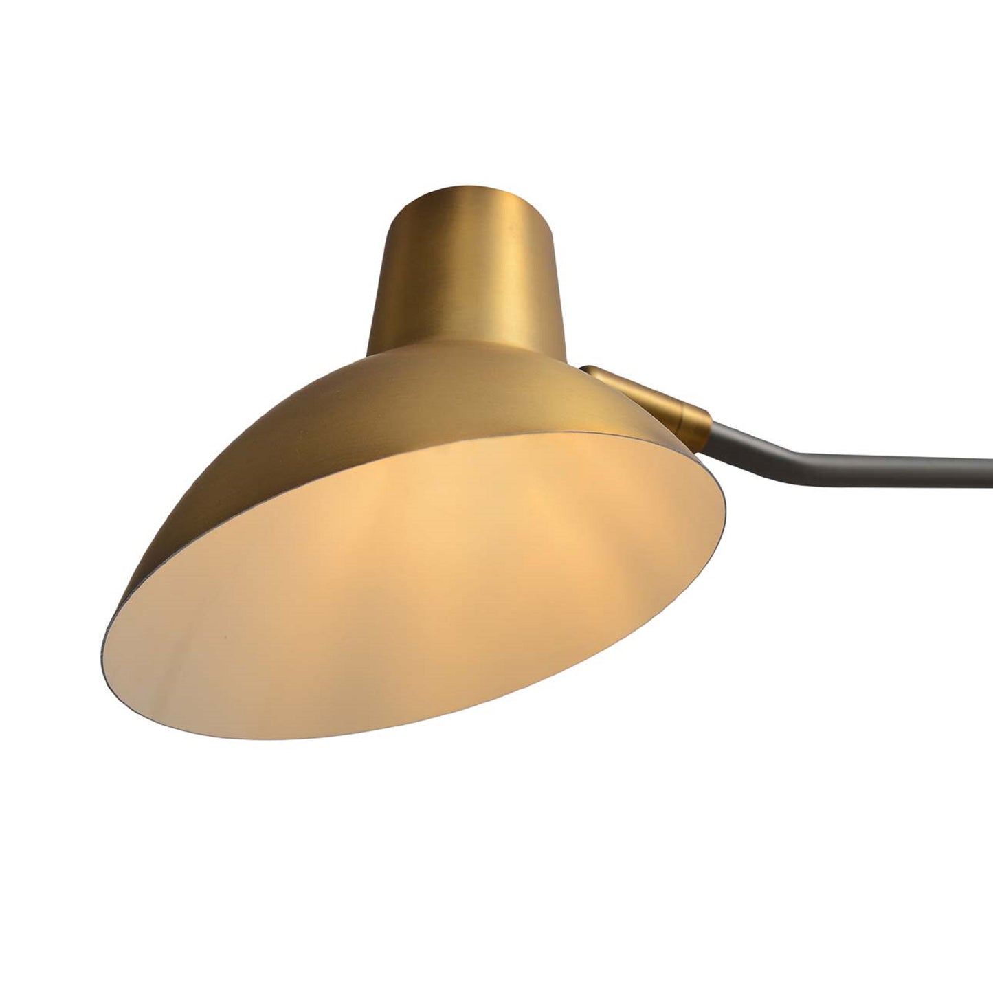 Nova of California Swing Wall Light - Brushed Brass, Plug-In, Dimmer Switch 3011631BB