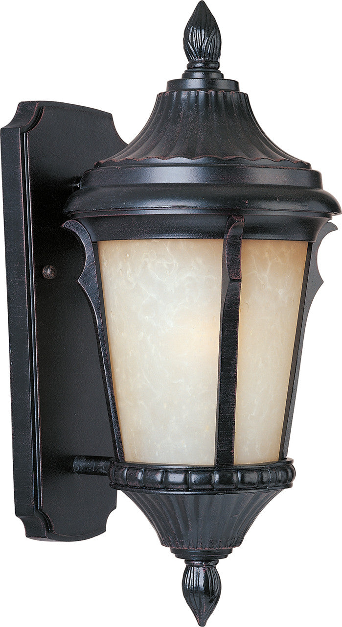 Maxim Odessa Cast 1-Light Outdoor Wall Lantern in Espresso 3013LTES