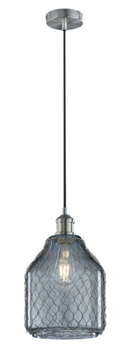 Arnsberg Margit Glass Pendant in Satin Nickel 301500107