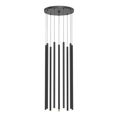 Sonneman Lighting Light Chimes™ 10-Light 32" LED Pendant in Satin Black 3018.25-32