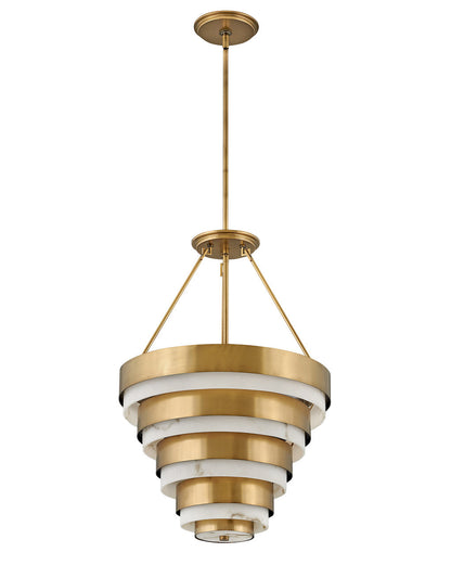 Hinkley Lighting Echelon Medium Multi Tier Heritage Brass 30184HB