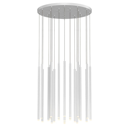 Sonneman Lighting Light Chimes 24-Light 24" LED Pendant in Satin White 3019.03-24