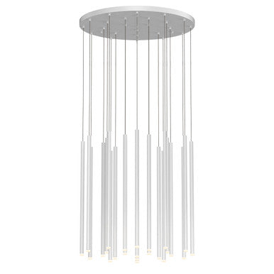 Sonneman Lighting Light Chimes™ 24-Light 24" LED Pendant in Satin White 3019.03-24