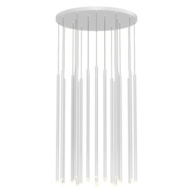 Sonneman Lighting Light Chimes™ 24-Light 32" LED Pendant in Satin White 3019.03-32