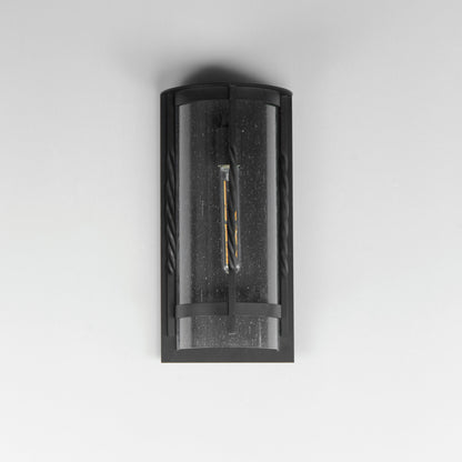 Maxim Foundry 1-Light Outdoor Wall Sconce in Black 30192CDBK