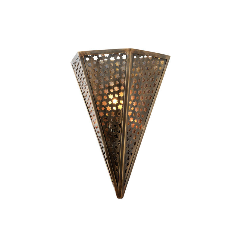 Corbett Lighting Star Of The East Wall Sconce in Old World Brass 302-11