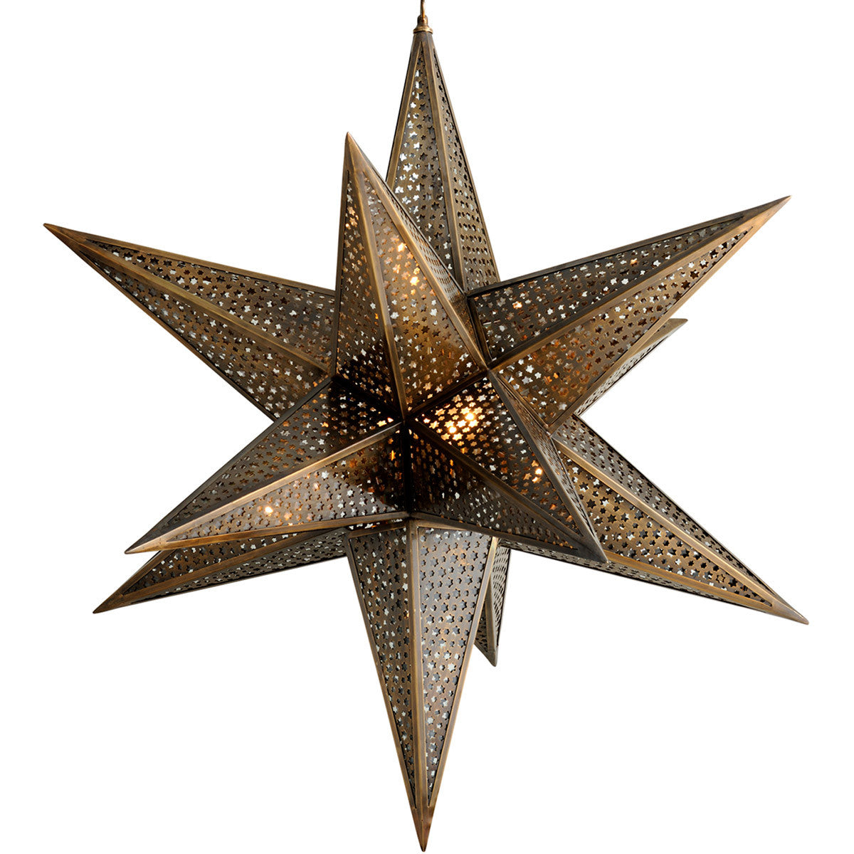 Corbett Lighting Star Of The East Chandelier in Old World Bronze 302-75