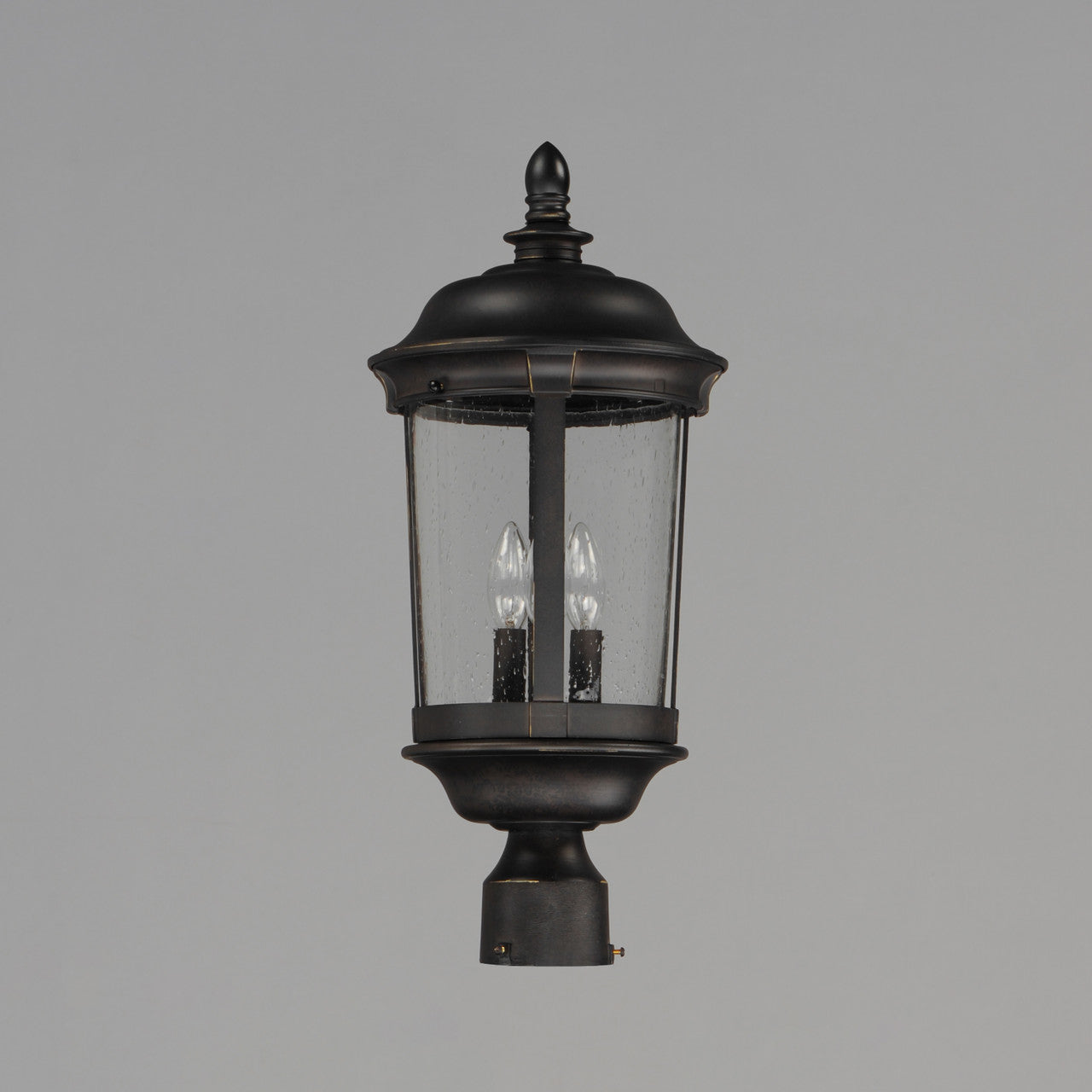 Maxim Dover Cast 3-Light Outdoor Pole/Post Lantern in Bronze 3021CDBZ