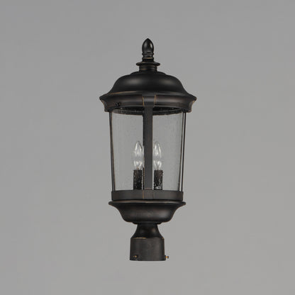 Maxim Dover Cast 3-Light Outdoor Pole/Post Lantern in Bronze 3021CDBZ