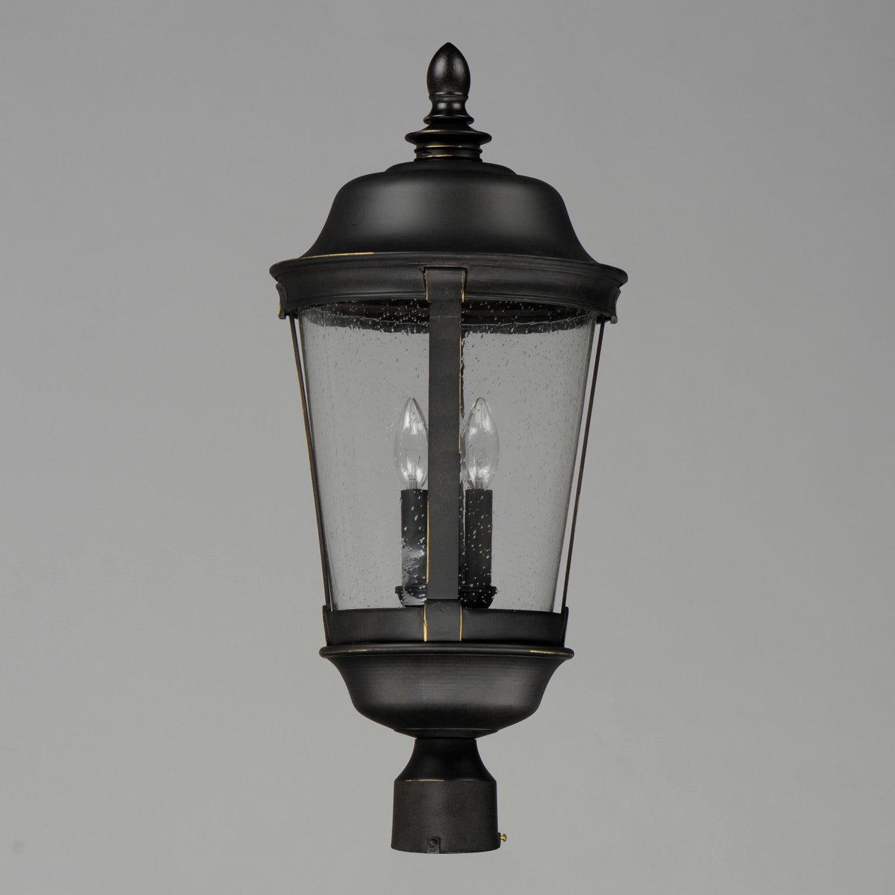 Maxim Dover Cast 3-Light Outdoor Pole/Post Lantern in Bronze 3022CDBZ