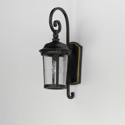 Maxim Dover Cast 1-Light Outdoor Wall Lantern in Bronze 3023CDBZ