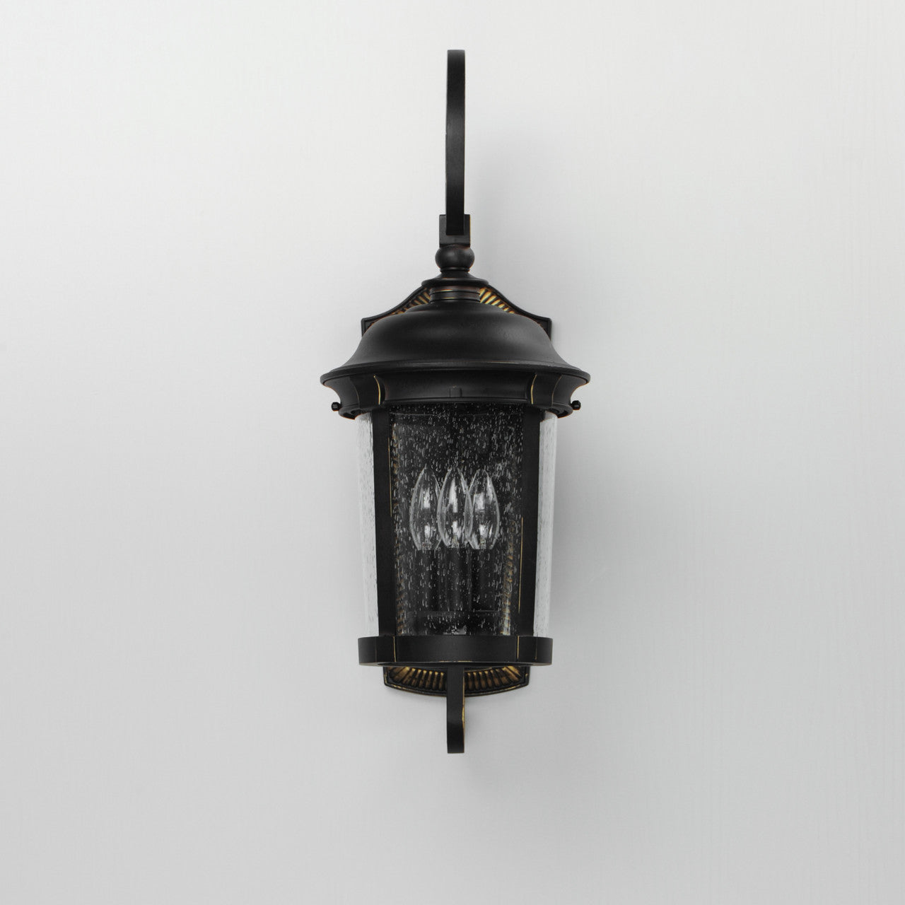 Maxim Dover Cast 3-Light Outdoor Wall Lantern in Bronze 3024CDBZ