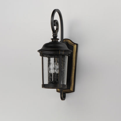 Maxim Dover Cast 3-Light Outdoor Wall Lantern in Bronze 3024CDBZ