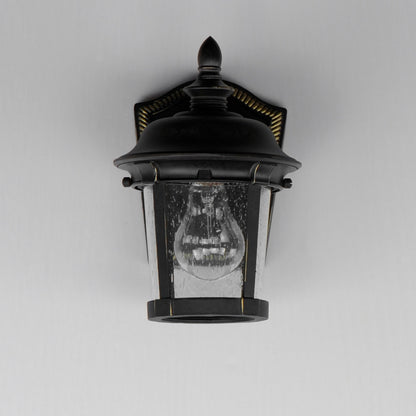 Maxim Dover Cast 1-Light Outdoor Wall Lantern in Bronze 3026CDBZ