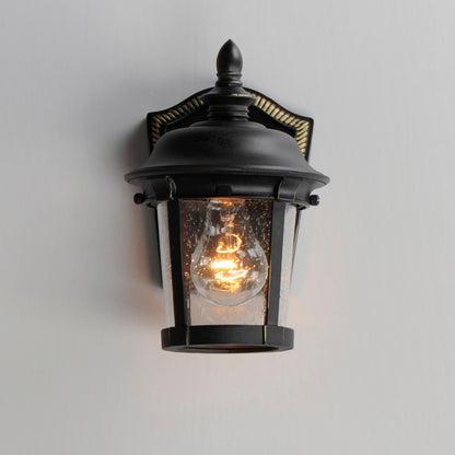 Maxim Dover Cast 1-Light Outdoor Wall Lantern in Bronze 3026CDBZ