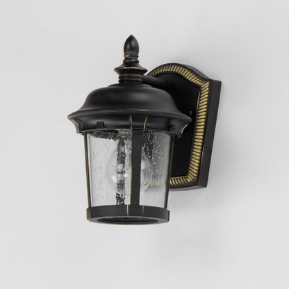 Maxim Dover Cast 1-Light Outdoor Wall Lantern in Bronze 3026CDBZ