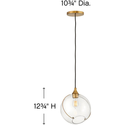 Hinkley Lighting Skye Small Pendant Heritage Brass 30303HBR