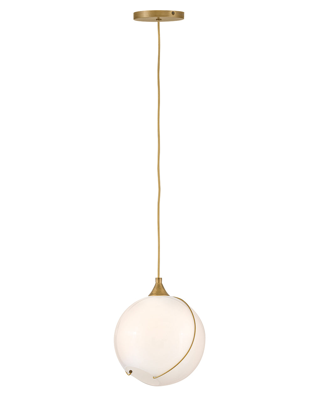 Hinkley Lighting Skye Small Pendant in Heritage Brass 30303HBR-CO