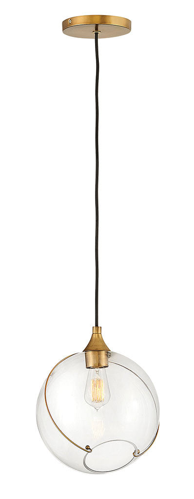 Hinkley Lighting Skye Small Pendant Heritage Brass 30303HBR