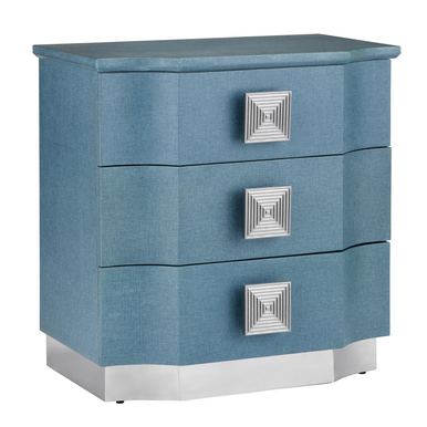 Currey & Co. Maya Blue Chest 3000-0282