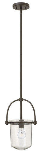 Hinkley Lighting Clancy Small Convertible Pendant Buckeye Bronze 3031KZ