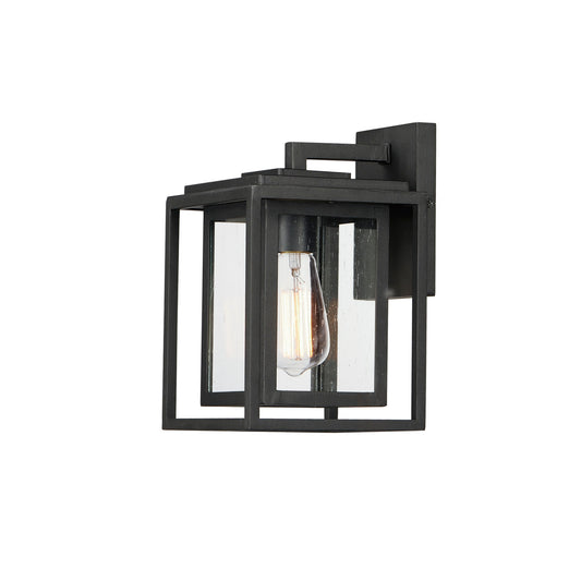 Maxim Cabana 1-Light Outdoor Sconce in Black 3032CDBK