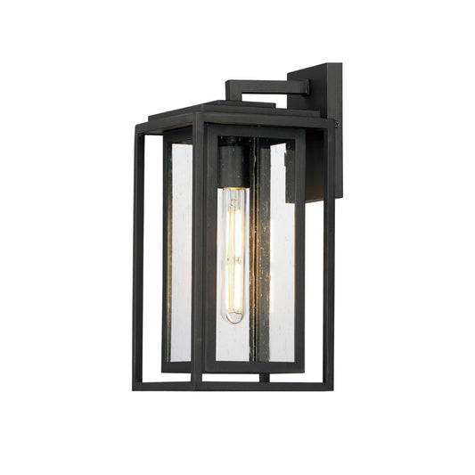 Maxim Cabana 1-Light Medium Outdoor Sconce in Black 3033CDBK