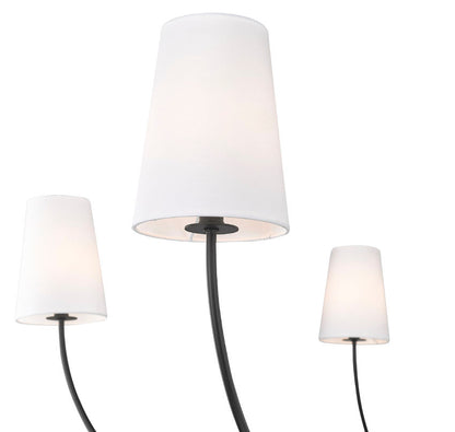 Z-Lite Shannon 6 Light Chandelier in Matte Black 3040-62MB