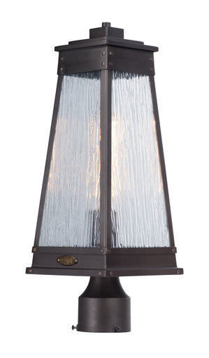 Maxim Schooner 1-Light Outdoor Post Lamp in Olde Brass 3041RPOLB