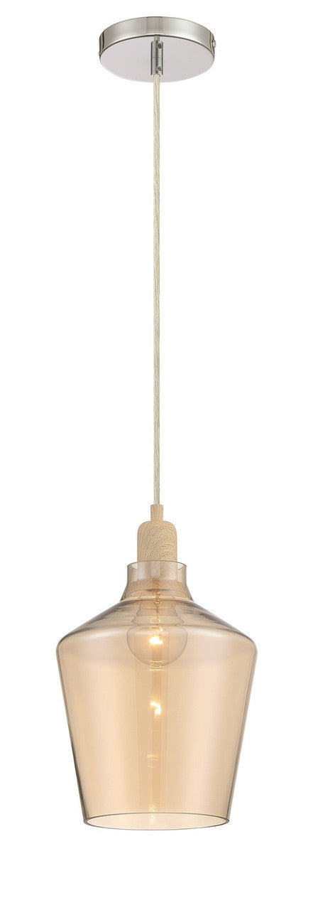 Arnsberg Calais Glass Pendant in Champagne 304800100