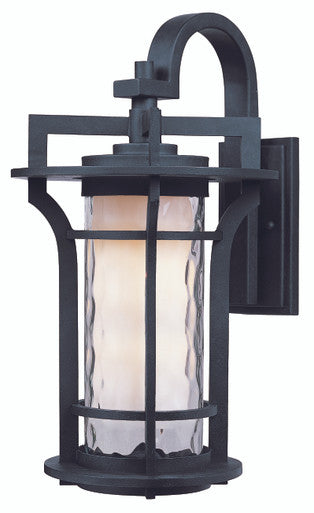 Maxim Oakville 1-Light Outdoor Wall Lantern in Black Oxide 30484WGBO