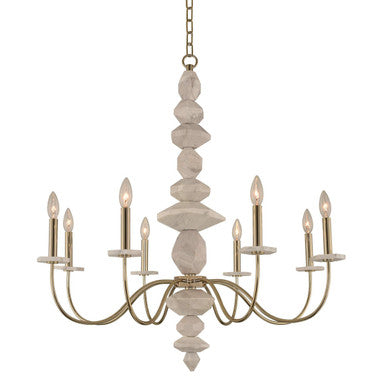 Kalco Carrara 8 Light Chandelier 304851CG