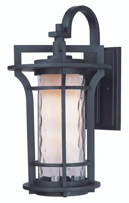 Maxim Oakville 1-Light Outdoor Wall Lantern in Black Oxide 30485WGBO