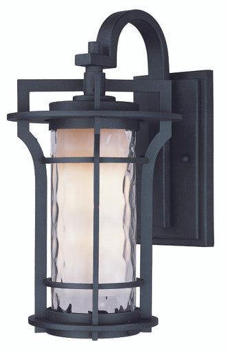 Maxim Oakville 1-Light Outdoor Wall Lantern in Black Oxide 30486WGBO