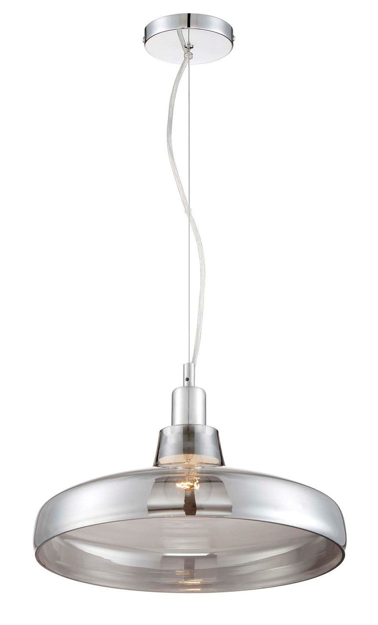 Arnsberg Dover Glass Pendant in Dark Grey 304900142