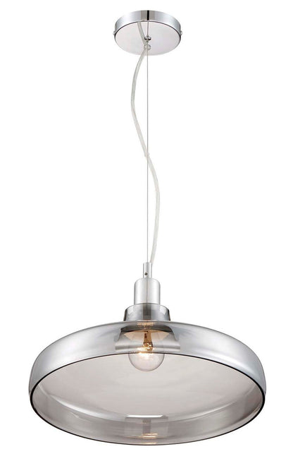 Arnsberg Dover Glass Pendant in Dark Grey 304900142