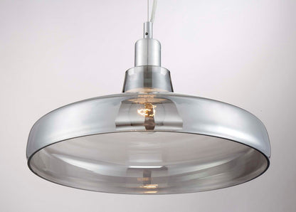 Arnsberg Dover Glass Pendant in Dark Grey 304900142