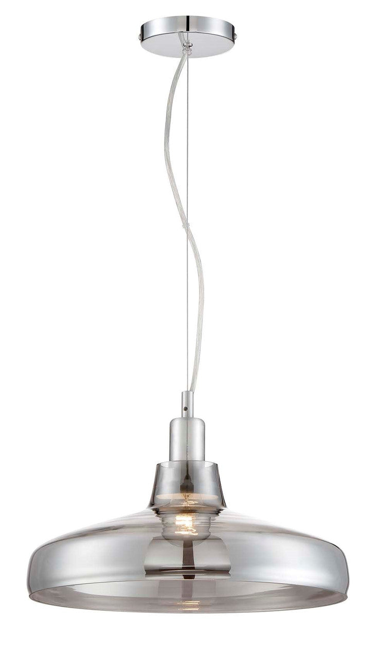 Arnsberg Dover Glass Pendant in Dark Grey 304900142