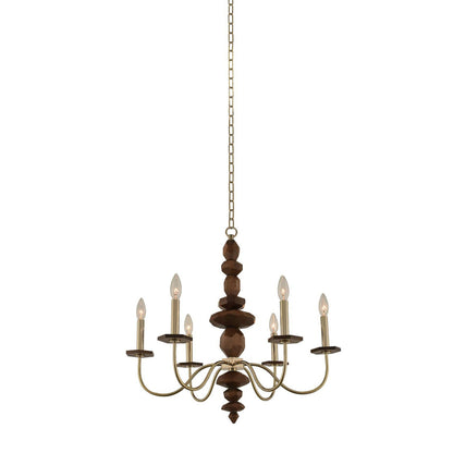 Kalco Lassen 6 Light Chandelier 304950CG