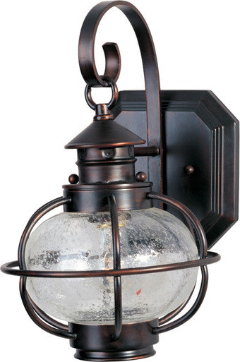 Maxim Portsmouth 1-Light Outdoor Wall Lantern in Oil Rubbed Bronze 30502CDOI