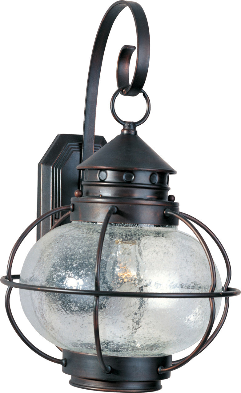 Maxim Portsmouth 1-Light Outdoor Wall Lantern in Oil Rubbed Bronze 30503CDOI