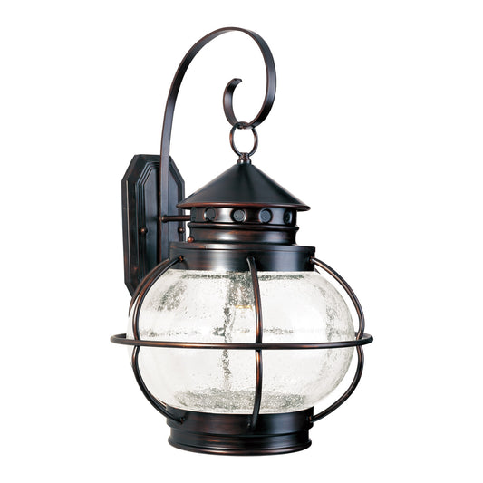 Maxim Portsmouth 1-Light Outdoor Wall Lantern in Oil Rubbed Bronze 30504CDOI