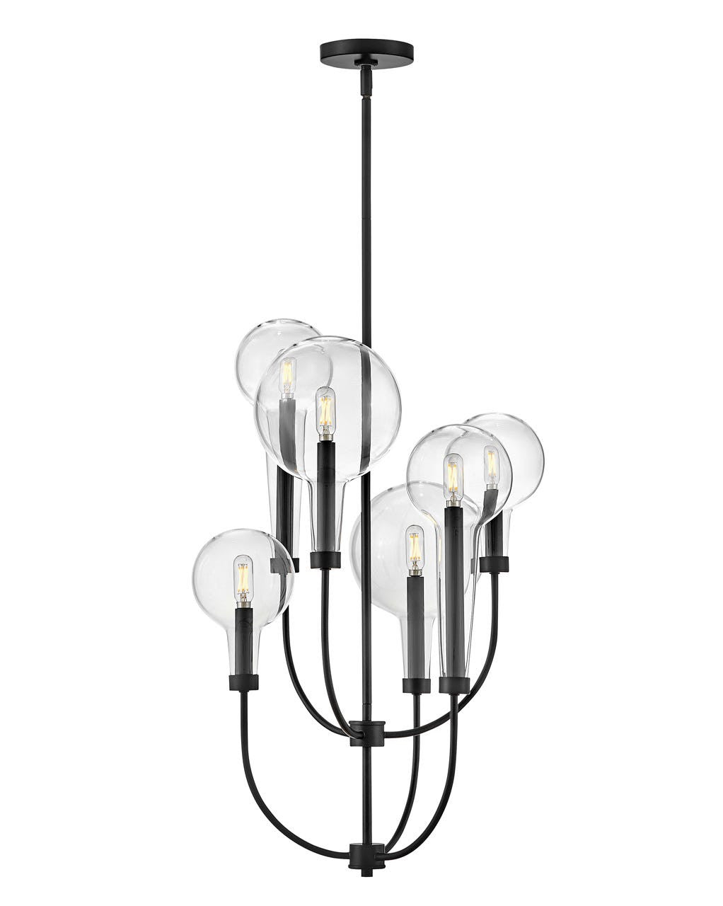 Hinkley Lighting Alchemy Medium Multi Tier in Black 30525BK