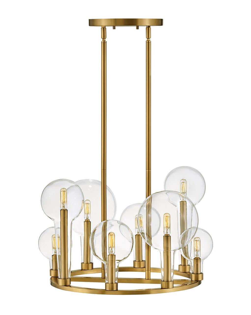 Hinkley Lighting Alchemy Medium Single Tier Lacquered Brass 30526LCB