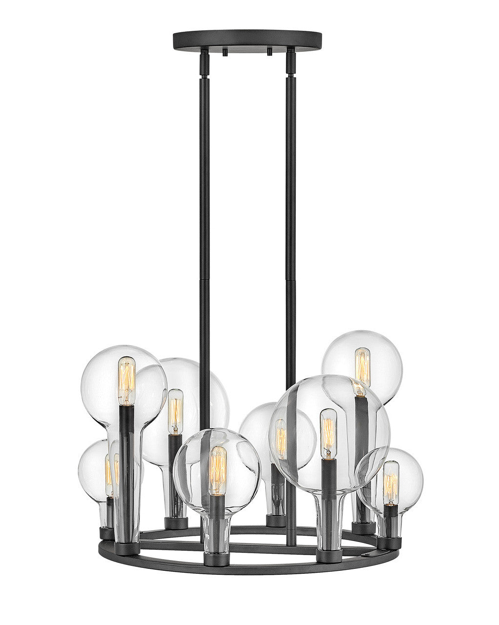 Hinkley Lighting Alchemy Medium Single Tier Black 30526BK