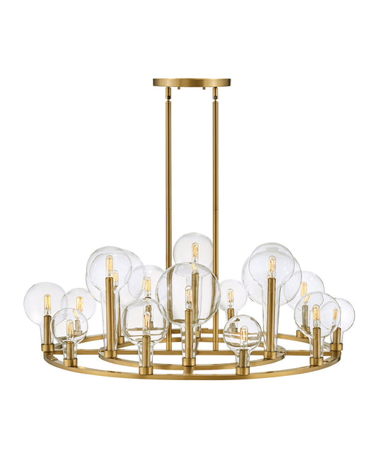 Hinkley Lighting Alchemy Large Single Tier Lacquered Brass 30529LCB