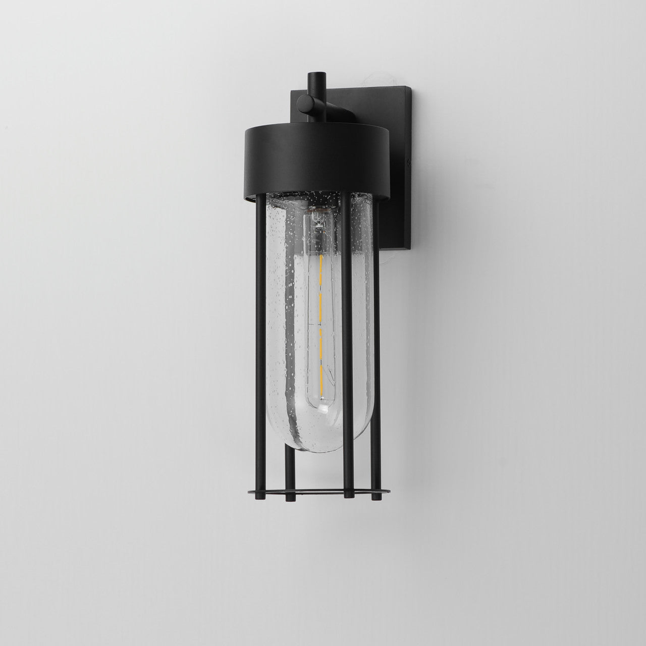 Maxim Millennial Outdoor Wall Sconce in Black 30582CDBK